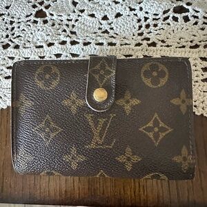 Louis Vuitton Brown and Gold Monogram Wallet